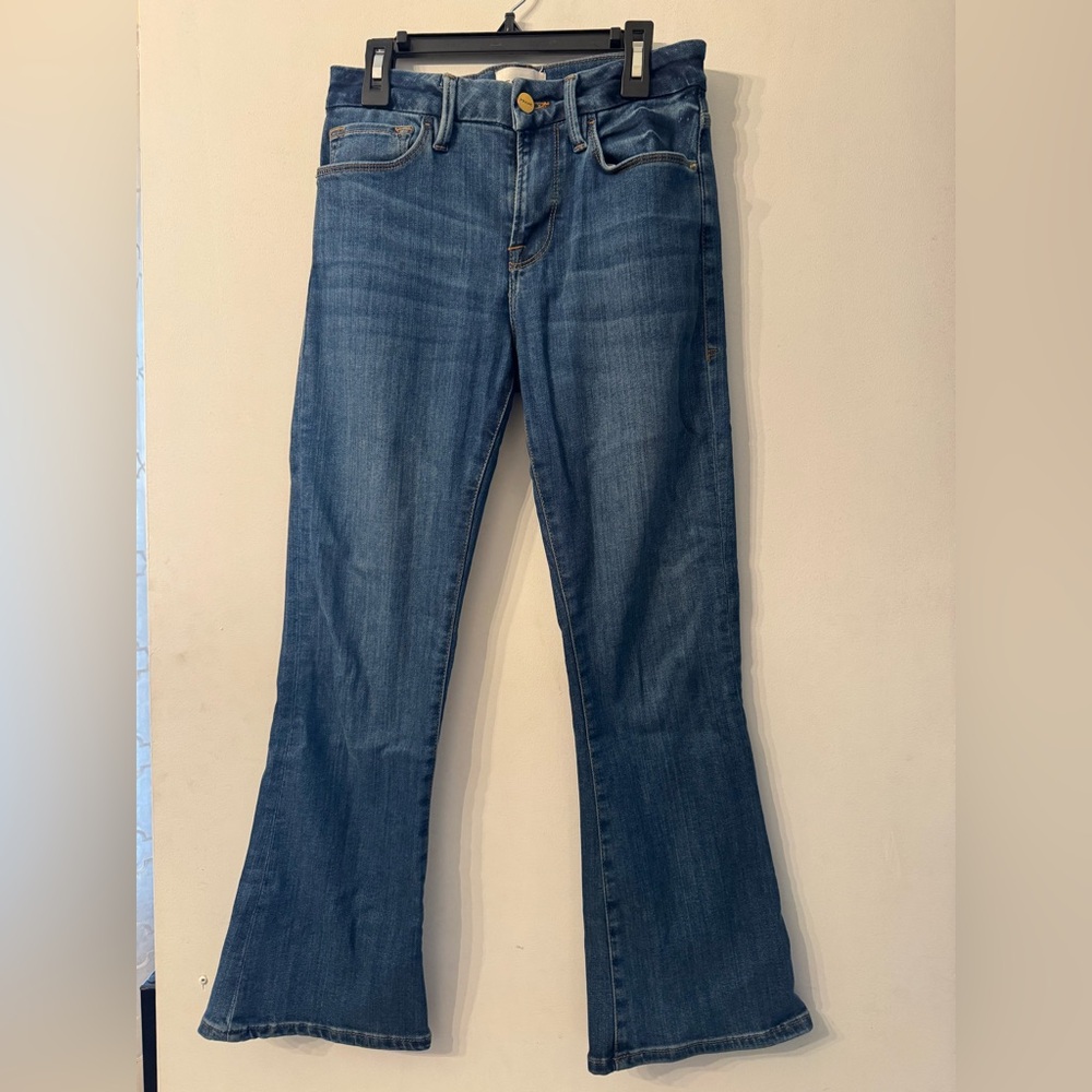 Classic Women's Blue Flare Jeans